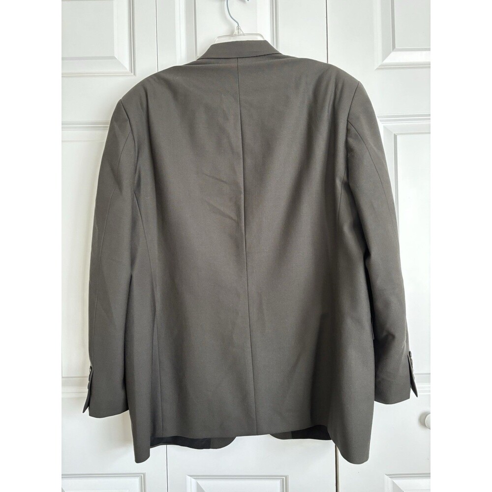 Ralph Lauren Men's WOOL Suit Jacket Blazer Sport 43R Gray Two Buttons Carrer - Picture 12 of 12